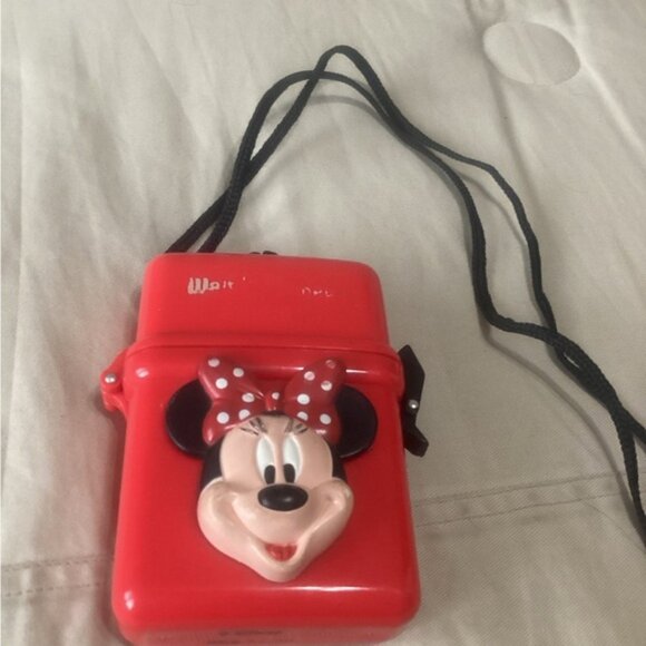 Vintage Red Minnie Mouse waterproof  Case from Walt Disney World - Picture 2 of 10